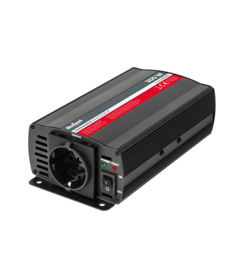 Įtampos keitiklis su F tipo (vokišku) lizdu, REBEL 24V/230V 300W