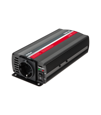 Įtampos keitiklis su F tipo vokišku lizdu, REBEL 24V/230V 500W