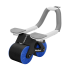 Pilvo preso treniruoklis su laikmačiu, REBEL ACTIVE, juodos ir mėlynos spalvos, AB roller Wheel AB-3