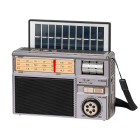 Saulės energija įkraunamas nešiojamasis analoginis radijas Kruger&Matz KM0831