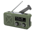 Saulės energija įkraunamas nešiojamasis avarinis SOS radijas su powerbank funkcija ir dinaminiu įkrovimu, Kruger&Matz, 2000 mAh