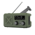 Saulės energija įkraunamas nešiojamasis avarinis SOS radijas su powerbank funkcija ir dinaminiu įkrovimu, Kruger&Matz, 2000 mAh