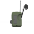 Saulės energija įkraunamas nešiojamasis avarinis SOS radijas su powerbank funkcija ir dinaminiu įkrovimu, Kruger&Matz, 2000 mAh