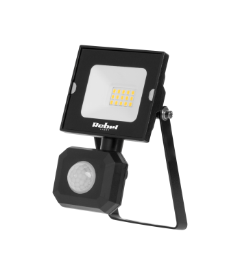 LED reflektorius su judesio ir prieblandos jutikliu, 10 W, 4000K, 230V, Rebel
