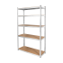 Metalinis sandėliavimo stelažas, sidabrinis Rebel 205x120x45 cm