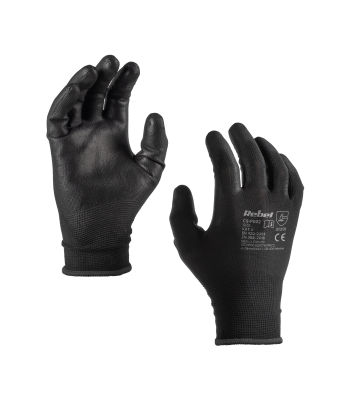 Poliuretaninės darbo pirštinės Rebel Tools CS-P002, r.10 XL (10kpl.)