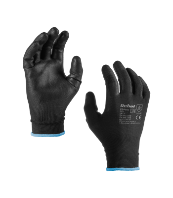 Poliuretaninės darbo pirštinės, Rebel Tools, 2 poros, CS-P002, 9/L