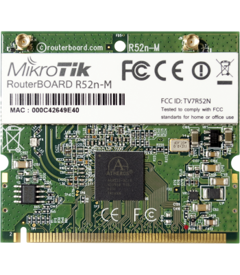 Dviejų dažnių juostų Wi-Fi maršrutizatoriaus plokštė, mini PCI, 802.11a/b/g/n, MMCX, R52Nm