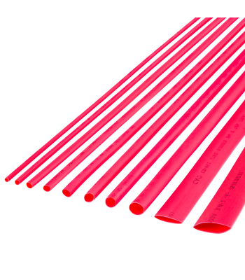 Termokembrinis vamzdelis Rebel, raudonas, 6,5 mm, 1 m