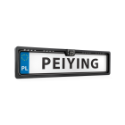 Automobilinė galinio vaizdo kamera valstybinio numerio rėmelyje Peiying