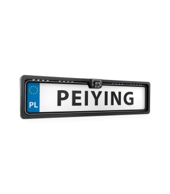 Automobilinė galinio vaizdo kamera valstybinio numerio rėmelyje Peiying