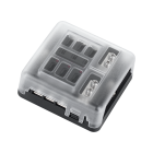 Saugiklių dėžutė su neigiama šyna ir LED, Cabletech FB-6