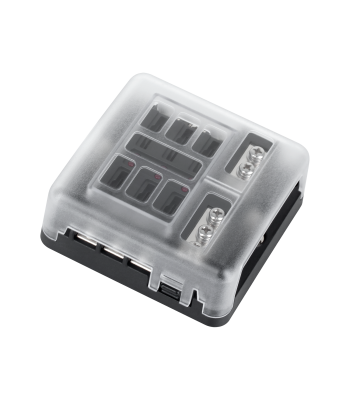 Saugiklių dėžutė su neigiama šyna ir LED, Cabletech FB-6