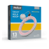 Smart Hula Hop lieknėjimo lankas su skaitikliu, iškilimais ir 450 g svareliu, REBEL ACTIVE, rožinis, 50 cm