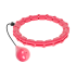 Išmanusis masažinis hula hop su svareliu, Rebel Active, rožinis, 50 cm