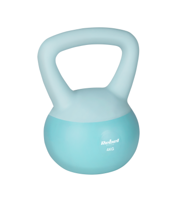 Minkštas vinilinis kettlebell svarmuo Rebel Active 4 kg