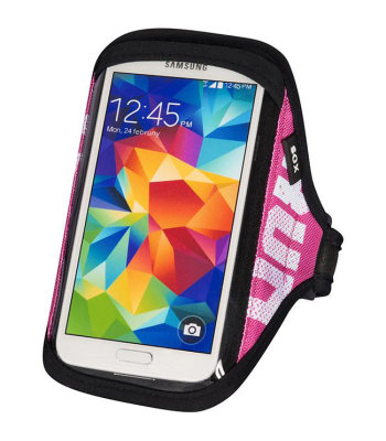 SOX sportinė išmaniojo telefono rankos juosta, rožinė RUN AWAY S/M 25-33cm
