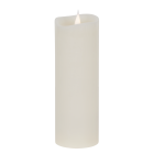 Didelė LED vaškinė žvakė, ivory, 76 x 230 mm