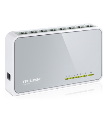 TP-LINK Fast Ethernet jungiklis, 8x RJ-45, TL-SF1008D, 10/100 Mb/s