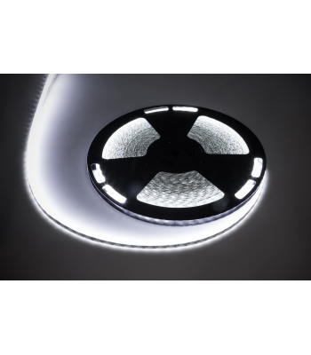 Rebel vandeniui atspari LED juosta, šaltai balta, 12V, 25m (1500x5050 SMD)