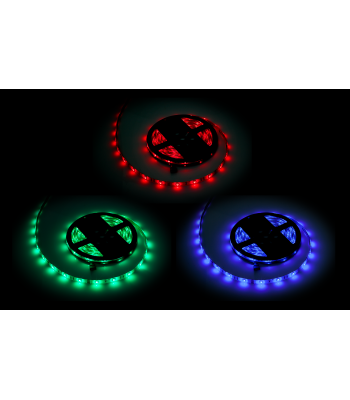 LED diodų juosta Rebel, RGB, balta PCB, 150x5050 SMD, 5 m