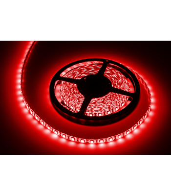 LED juosta Rebel, raudona, atspari vandeniui, 12 V, 5 m (300x5050)