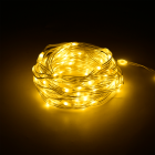 LED šventinė girlianda Rebel, 8 švietimo režimai, šilta balta, 10 m
