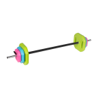 Sulankstoma štanga su bituminiais svoriais Rebel Active, 20 kg, 140 cm