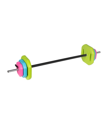 Sulankstoma štanga su bituminiais svoriais Rebel Active, 20 kg, 140 cm