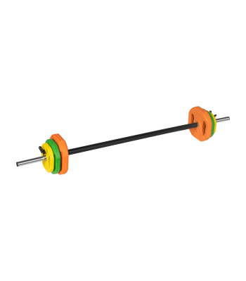 Surenkama štanga su ketaus svoriais Rebel Active, 20 kg, 140 cm