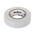 Izoliacinė lipni juosta REBEL, balta, 0,13 mm x 19 mm x 10 yd