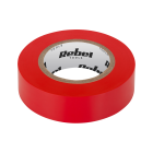 Izoliacinė lipni juosta REBEL, raudona, 0,13 mm x 19 mm x 10 yd