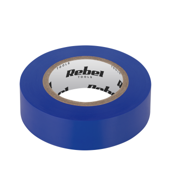 Izoliacinė lipni juosta REBEL, mėlyna, 0,13 mm x 19 mm x 20 yd