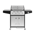 Dujinis grilis su vieta dujų balionui, 5 degikliai – Teesa BBQ 5007 MASTER