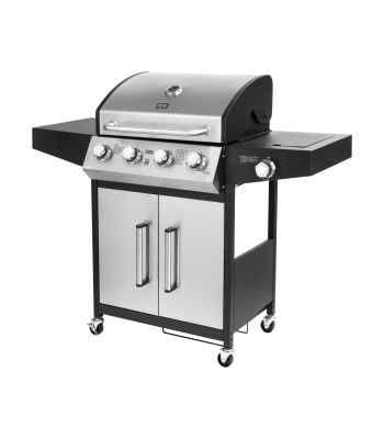 Dujinis grilis su vieta dujų balionui, 5 degikliai – Teesa BBQ 5007 MASTER
