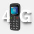 Mobilusis telefonas senjorams Kruger&Matz Simple 923-4G