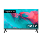 Televizorius Kruger&Matz HD DVB-T2 H.265 HEVC 230/12V, KM0224-T1, 24