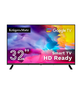 Išmanusis televizorius Kruger&Matz su Google TV KM0232HD-G, 32", HD