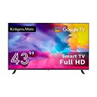 Išmanusis televizorius Kruger&Matz su Google TV, KM0243FHD-G, 43″ FHD