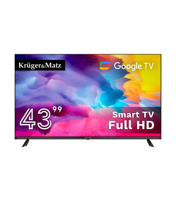 Išmanusis televizorius Kruger&Matz su Google TV, KM0243FHD-G, 43″ FHD