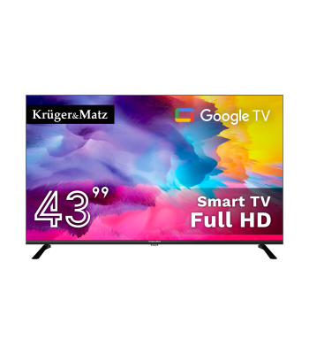 Išmanusis televizorius su Google TV, Kruger&Matz KM0243FHD-G2, 43"
