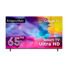 Televizorius Kruger&Matz UHD Google TV 5.0 DVB-T2/T/C H.265 HEVC KM0265UHD-G 65″