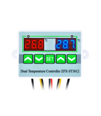 Dviejų kanalų termostatas 230V ZFX-ST3012 E6135