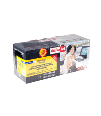 Toneris ActiveJet lazeriniams HP ir Canon spausdintuvams, geltonas (125A CB542A)