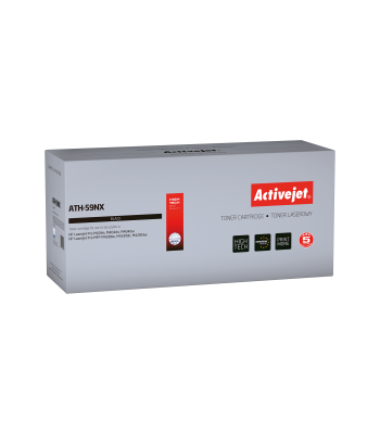 ActiveJet juodas lazerinio spausdintuvo toneris su mikroschema, skirtas HP 59X CF259X