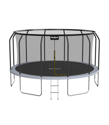 Sodo batutas su apsauginiu tinklu ir kopėčiomis Rebel Active PRO 14ft/427 cm
