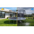 Sodo trampolinas su apsauginiu tinklu ir kopėtėlėmis Rebel Active PRO, 15ft/457 cm