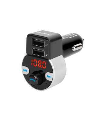 Automobilinis FM Bluetooth siųstuvas su 2 USB lizdais Peiying URZ0481