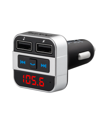 Automobilinis FM siųstuvas su Bluetooth funkcija, 2x USB, Peiying URZ0468