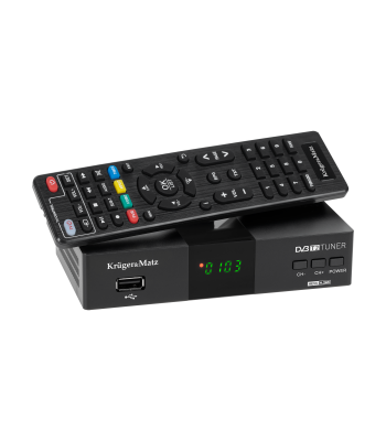 DVB-T2 H.265 HEVC imtuvas Kruger&Matz KM0550, 140 x 80 x 30 mm
